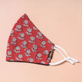  Bagru Block Printed Cotton 3 Layer Snug Fit Face Cover 