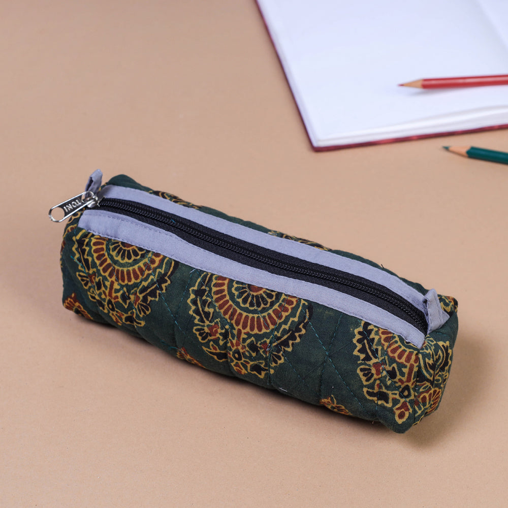 Handcrafted Quilted Multipurpose Pencil Pouch, 40% OFF