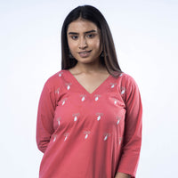 embroidered cotton kurta