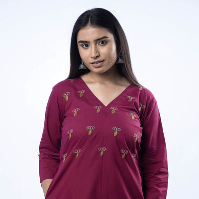 embroidery cotton kurta