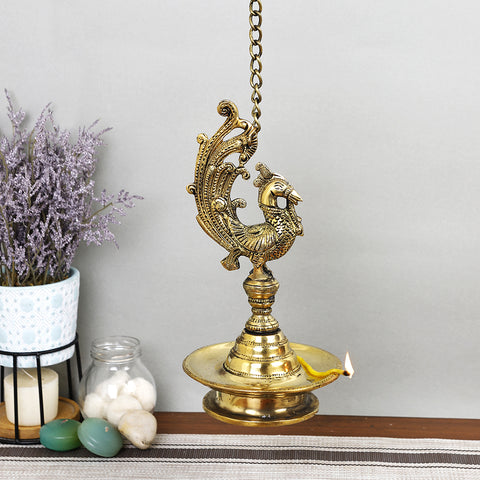 Brass Hanging Diya