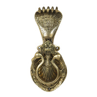 Brass Metal Handcrafted Snake Door Knocker