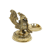 brass metal diya 