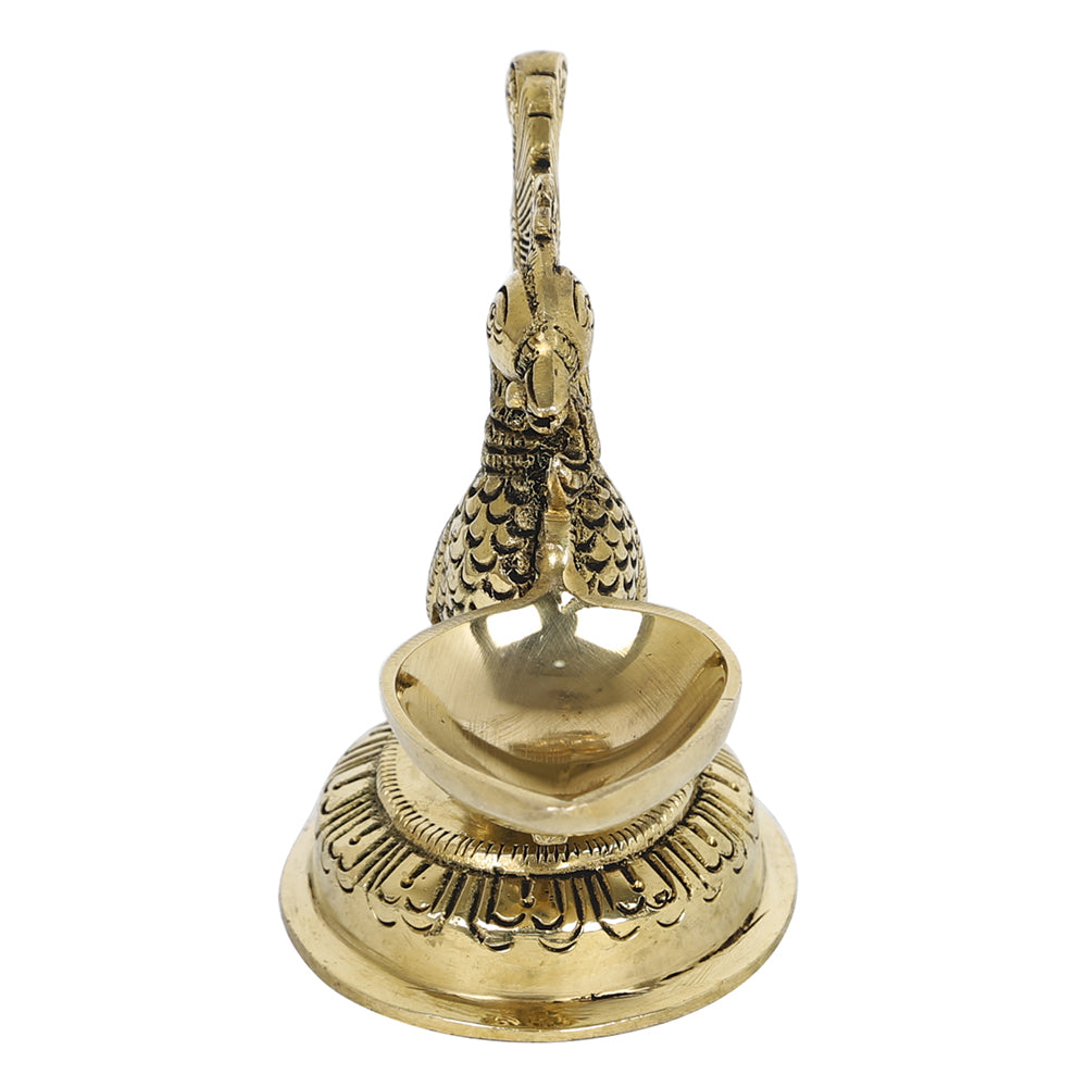 brass metal diya 