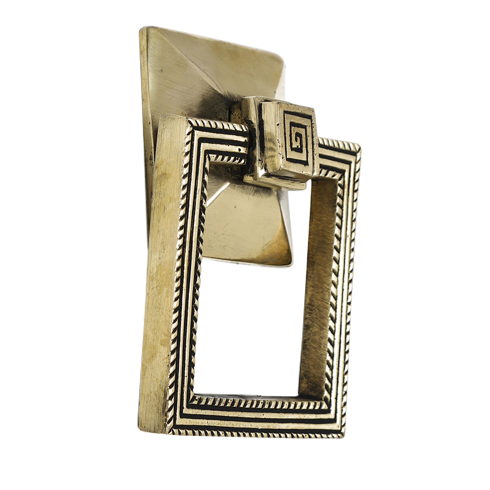 Brass Metal Handcrafted Stylesh Door Knocker (5.5 x 4.2 in)