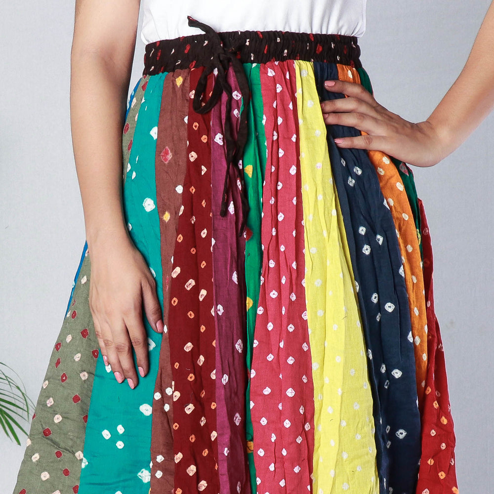 bandhani skirt 