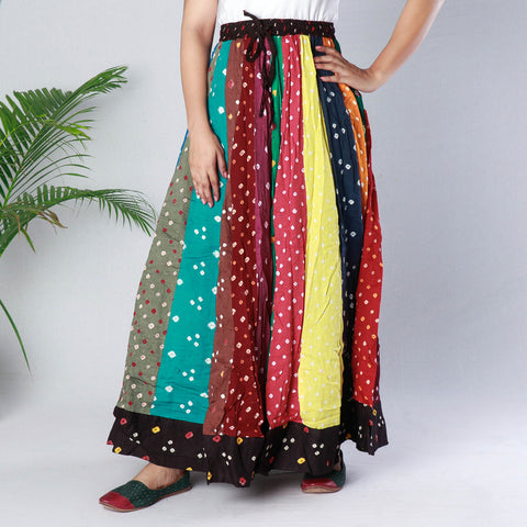 bandhani skirt 