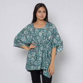 Sanganeri Block Print Cotton Kaftan (Short)