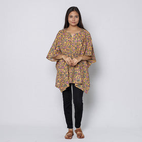 Sanganeri Block Print Cotton Kaftan (Short) 