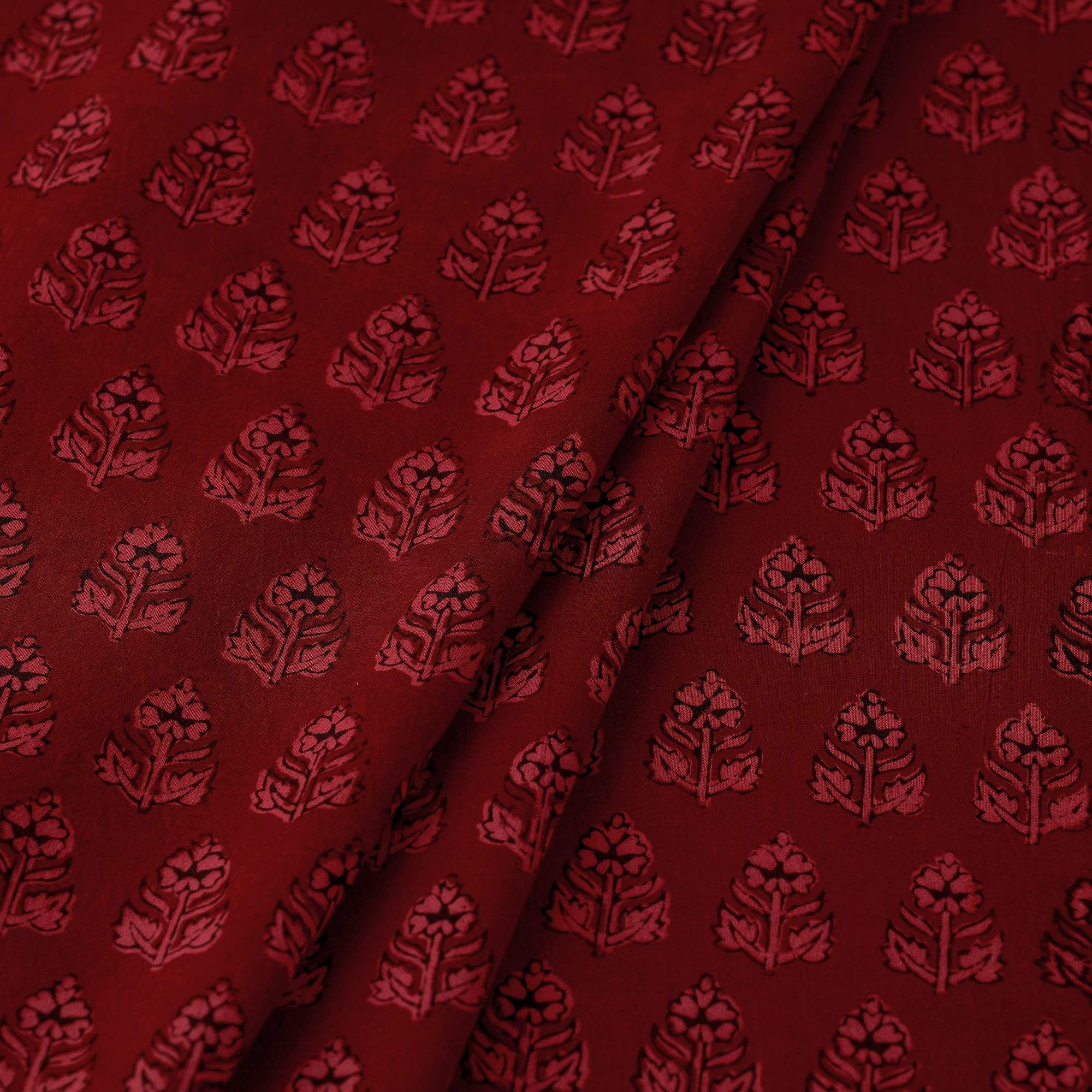 Buy Natural Dyed Cotton Bagh Print Fabric