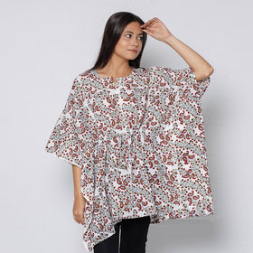 Sanganeri Block Print Cotton Kaftan (Short) 