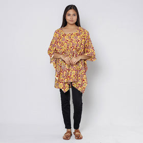 Sanganeri Block Print Cotton Kaftan (Short)