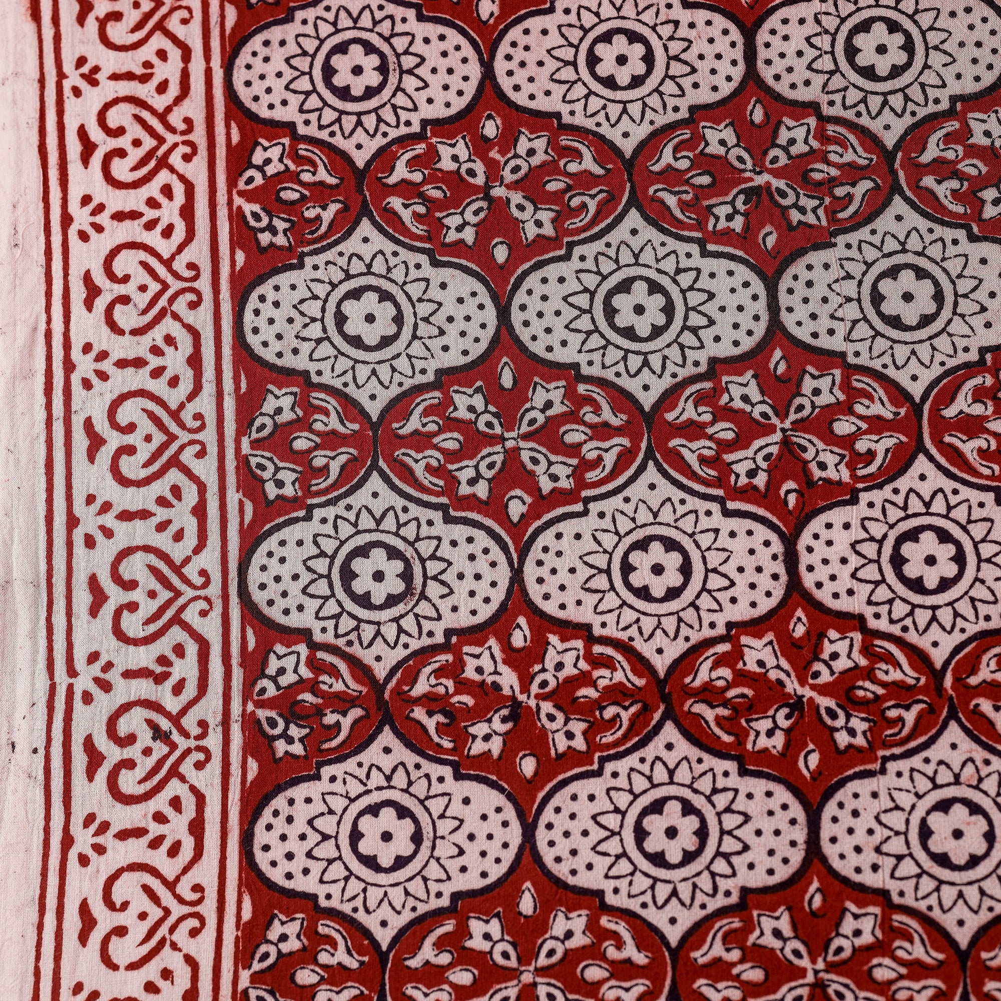 Buy Bagh Block Printed Natural Dyed Cotton Fabric l iTokri.com