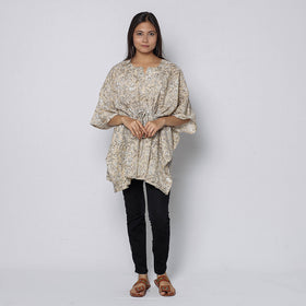 Sanganeri Block Print Cotton Kaftan (Short)