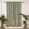  Sanganeri Block Print Pure Cotton Door Curtain Online at iTokri.com