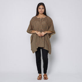 Sanganeri Block Print Cotton Kaftan (Short)