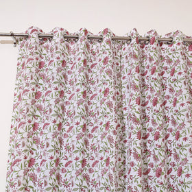  Sanganeri Block Print Pure Cotton Door Curtain 