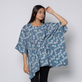 Sanganeri Block Print Cotton Kaftan (Short)