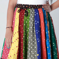 bandhani skirt 