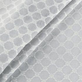  Pure Banarasi Handwoven Cutwork Buti Silk Cotton Fabric 