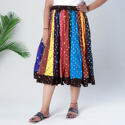 bandhani skirt 