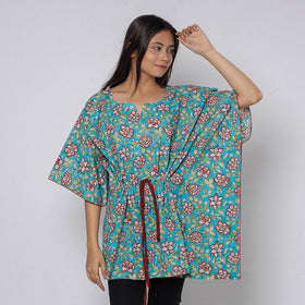 Sanganeri Block Print Cotton Kaftan (Short) 