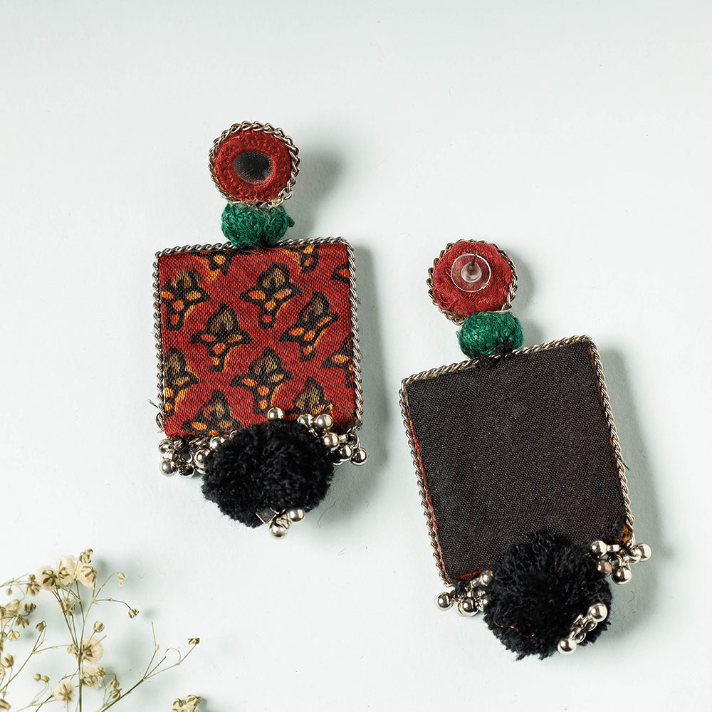  ajrakh earrings