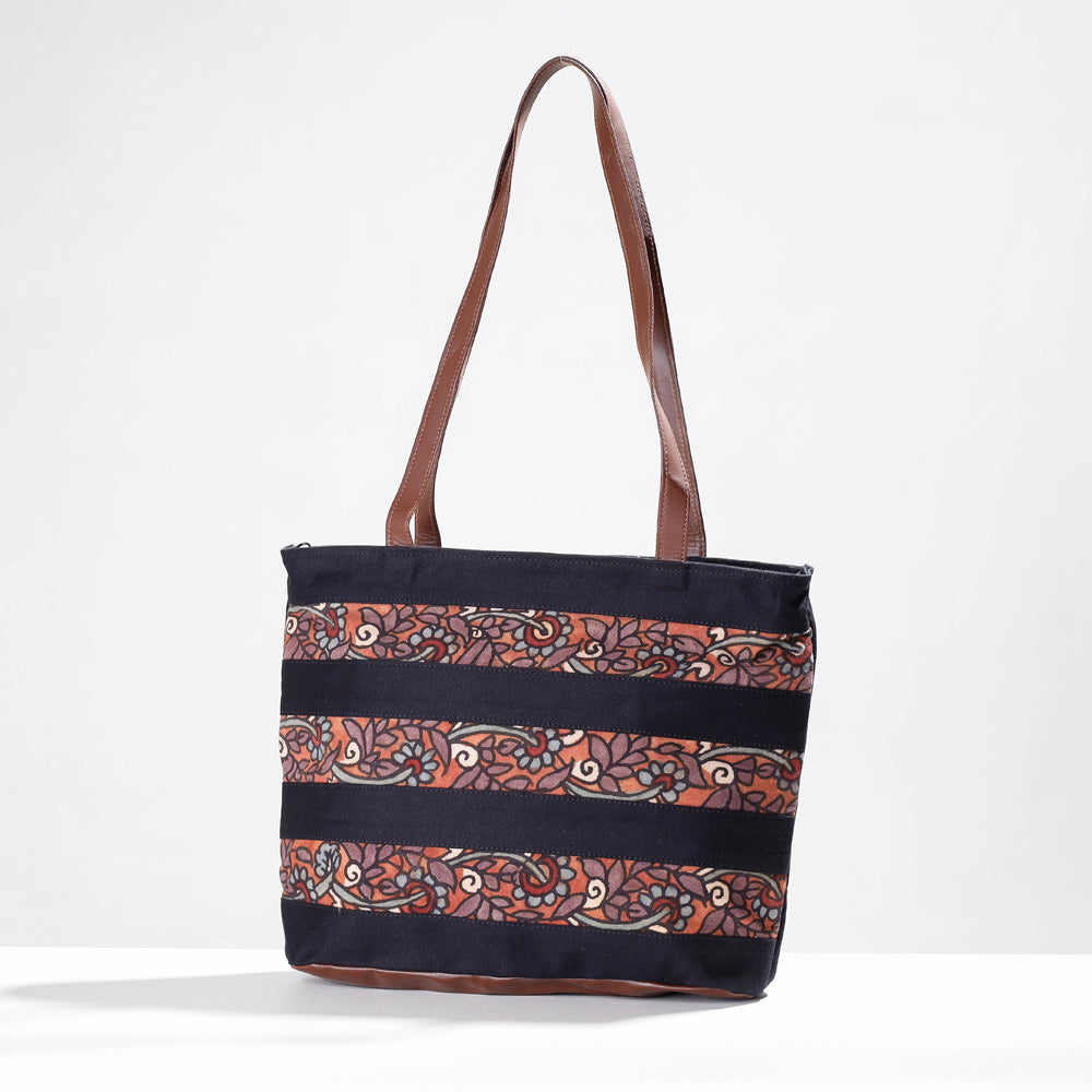 Shoulder Bag - Handpainted Kalamkari Natural Dyed Cotton