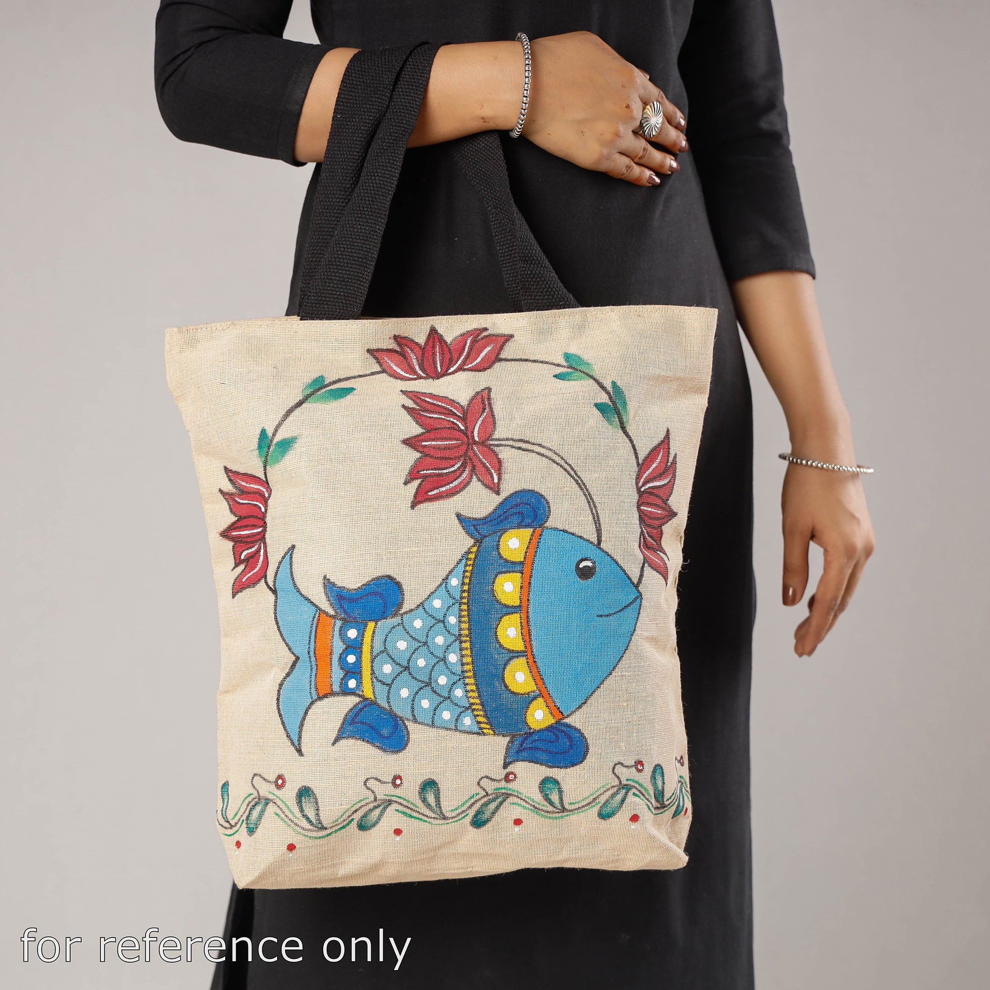 Warli Handpainted Shoulder Bag for Women 12
