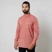 plain short men kurta 