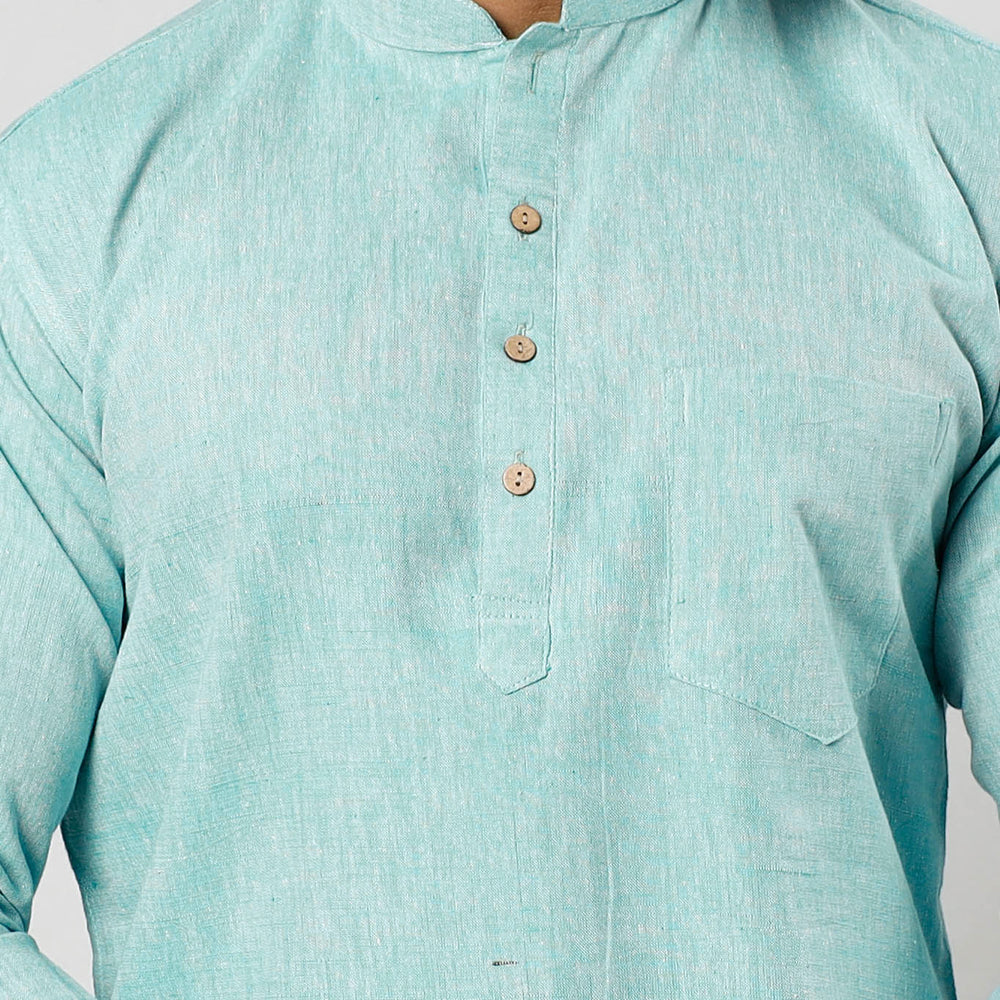 men handloom cotton kurta