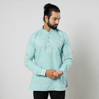 men handloom cotton kurta