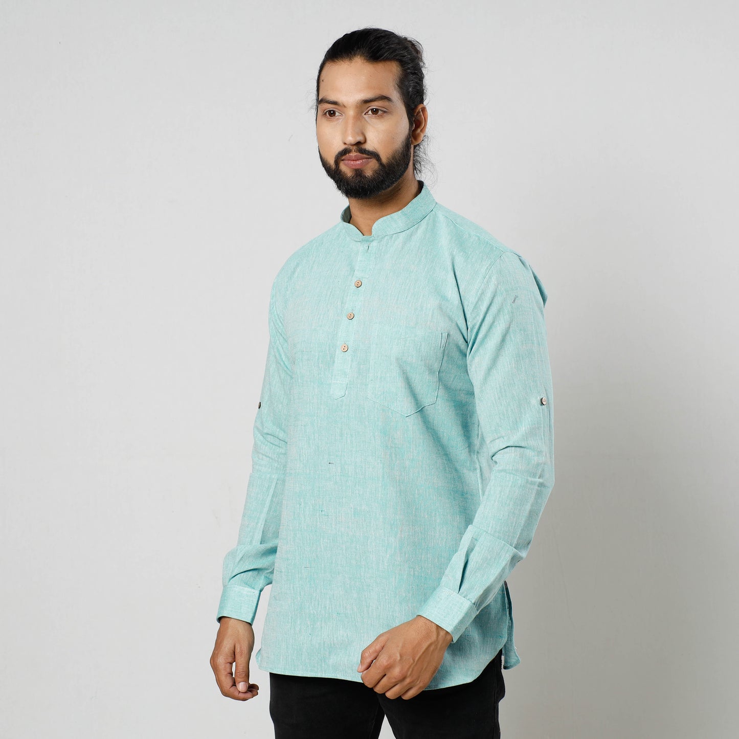 men handloom cotton kurta