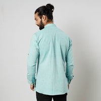 men handloom cotton kurta