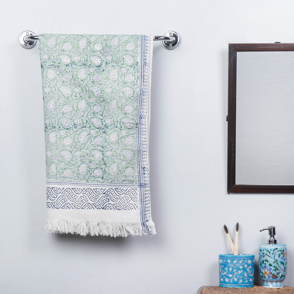 Block Printed Towel
