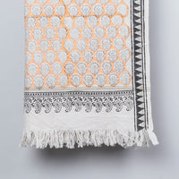 Block Printed Cotton Towel
