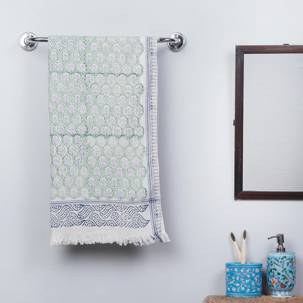 Block Printed Towel
