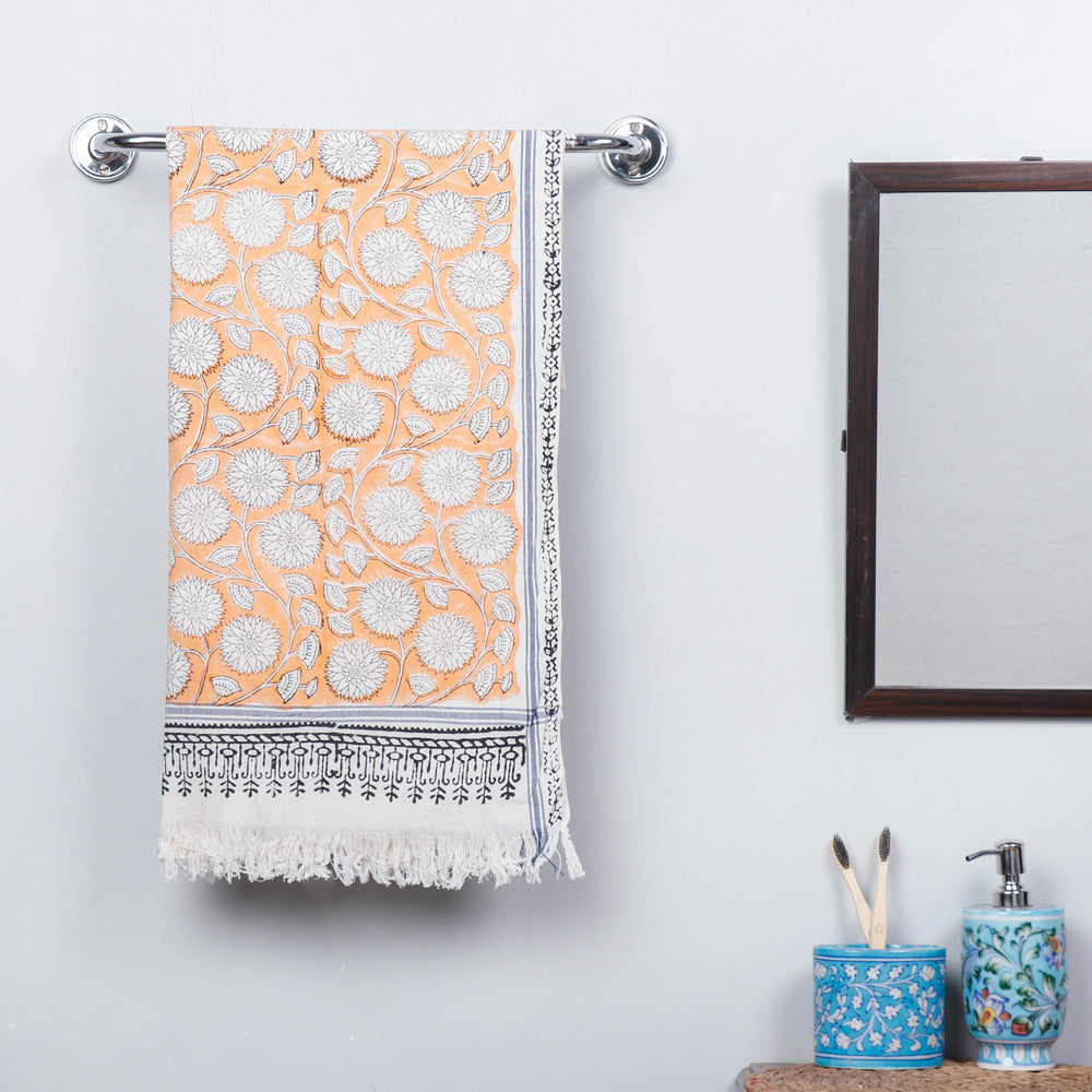 Block Printed Towel