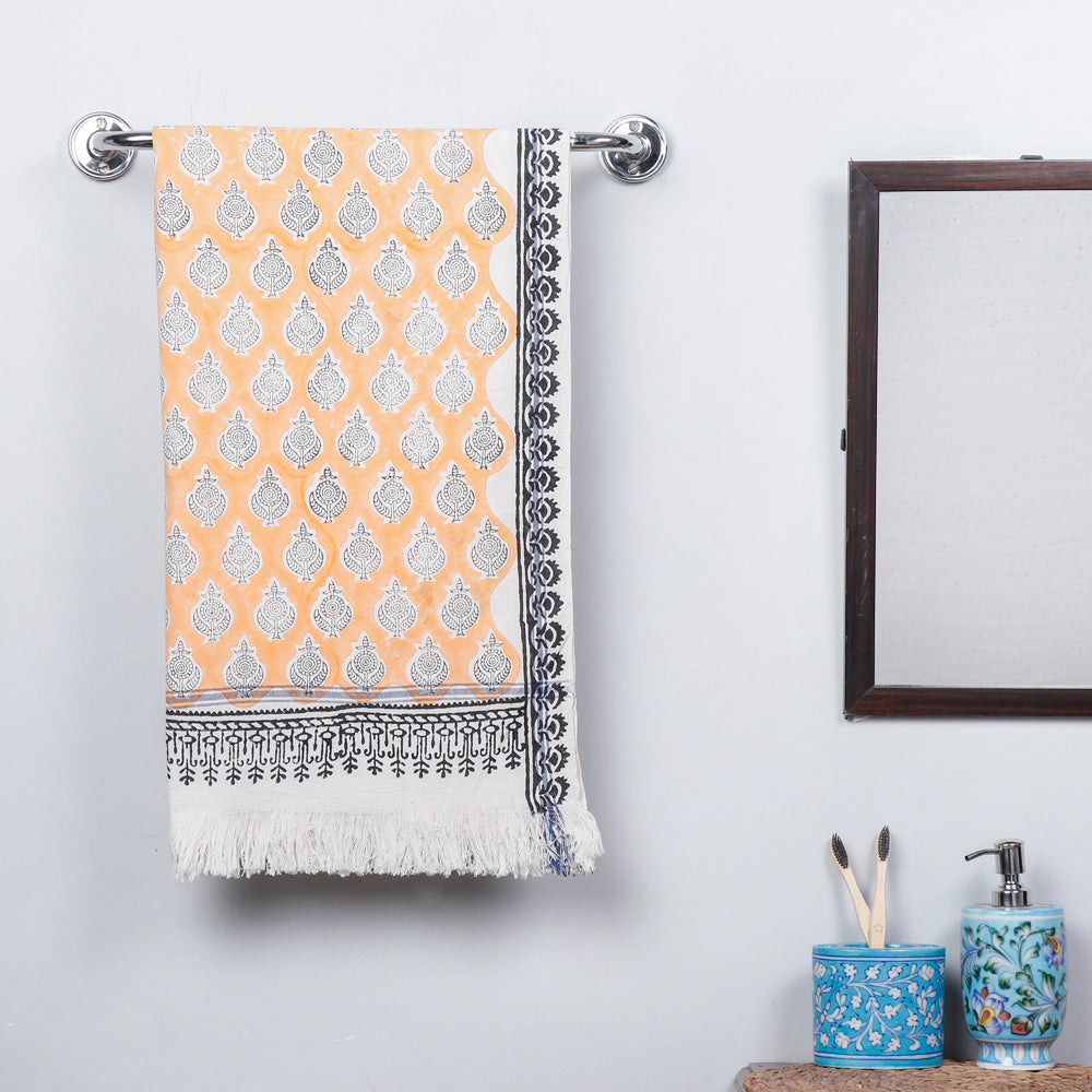 Block Printed Towel
