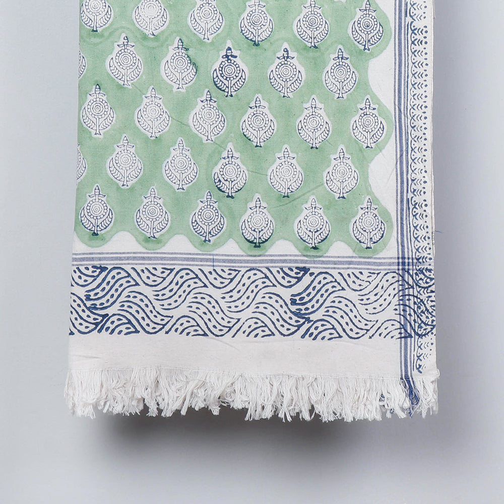 Block Printed Cotton Towel
