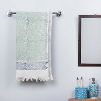 Block Printed Cotton Towel
