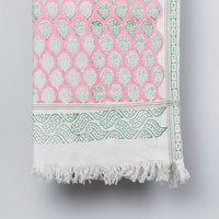 Block Printed Cotton Towel
