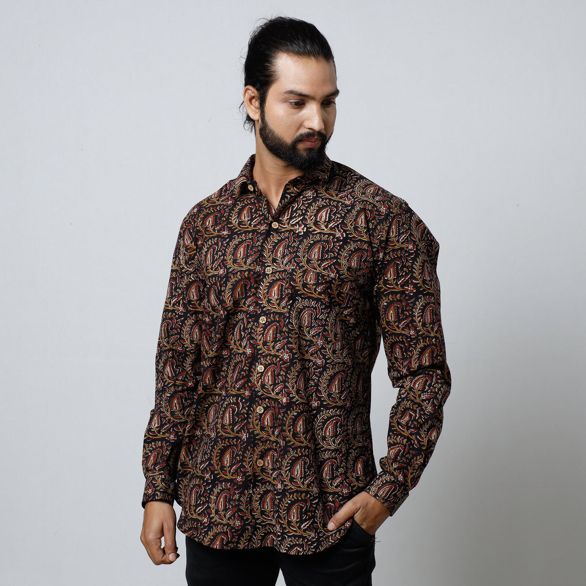  Block Printed Men Shirt