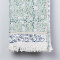 Block Printed Cotton Towel
