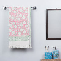 Block Printed Cotton Towel
