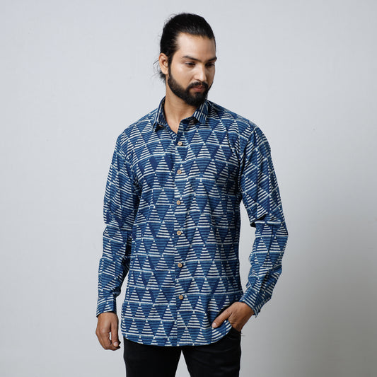 Block printed men shirt