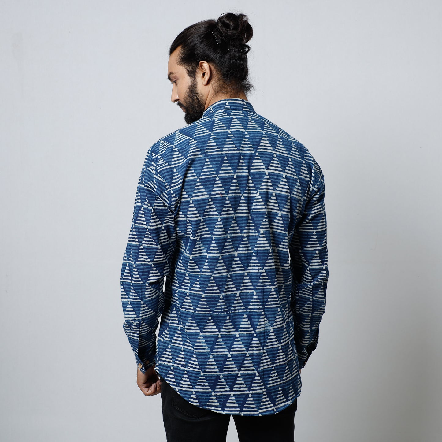 Block printed men shirt