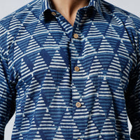 Block printed men shirt