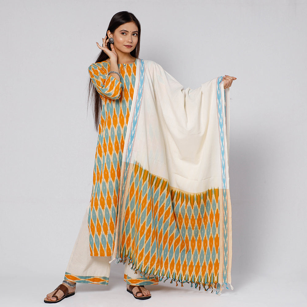 Pochampally Ikat Kurta Set