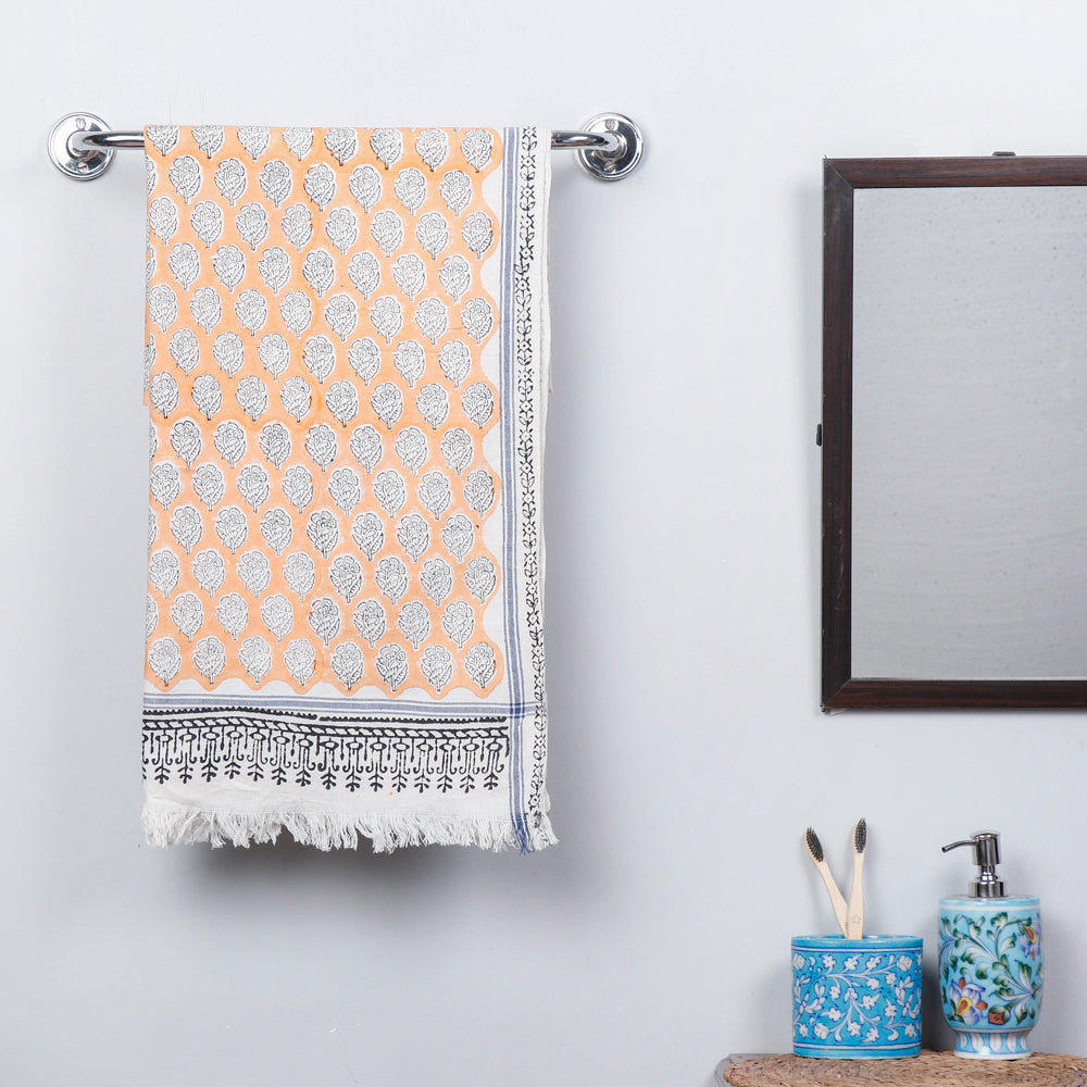 Block Printed Towel